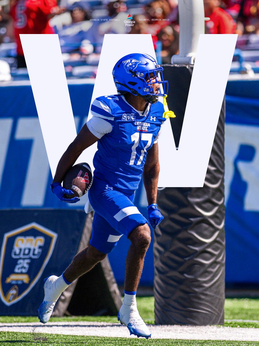 GeorgiaStateFB's tweet photo. DUBBBBBBBB 🔥

#LightItBlue | #HistoryHappensHere