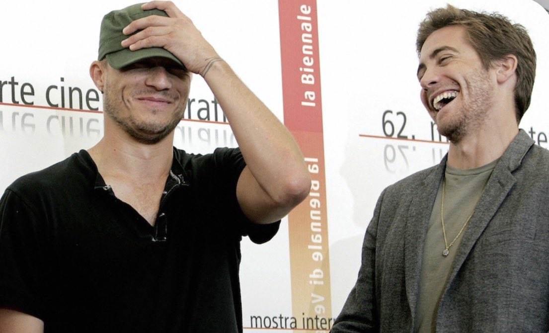 uponbrokeback's tweet photo. Oh the way Jake looks at him, my heart hurts https://t.co/6f8ECAXwou