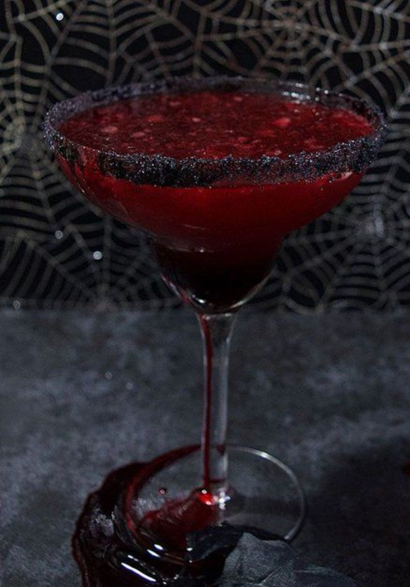bloodcrse's tweet photo. got convinced to dye my hair for frat initiation. but at least it matches my pre drinks for tonight's party. #KMPledge https://t.co/IMH2gKWVx9
