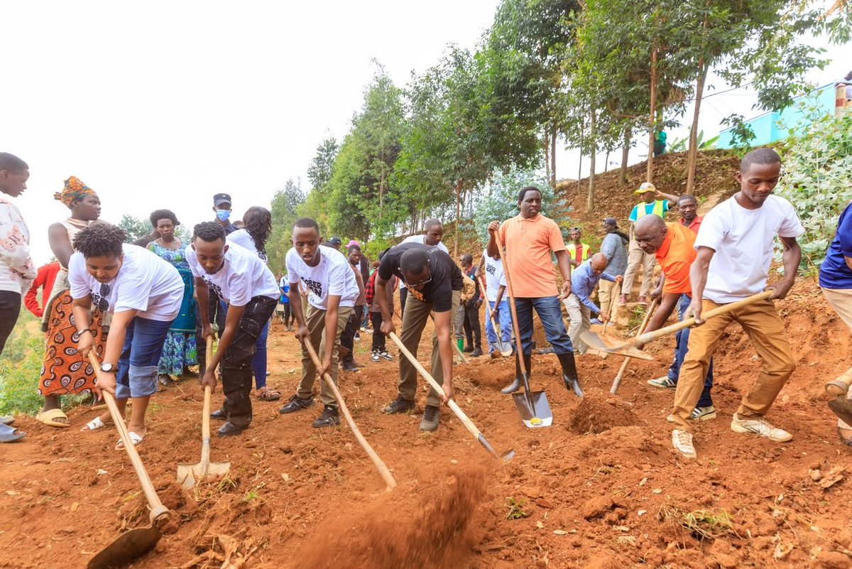 LCOYRWANDA26's tweet photo. Today, members of the World Food Forum (WFF) Rwanda Chapter joined communities across different districts of Rwanda in the monthly Umuganda, demonstrating the power of collective action in building our  communities.

In Gasabo District, youth joined residents in preparing their community for the upcoming heavy rainfall season, highlighting the importance of early preparedness and disaster risk reduction.

In Musanze District, members worked with the community to renovate drainage channels that manage volcanic water flowing toward lowland areas. This activity emphasized how proper land and water management protects farmland, safeguards livelihoods, and strengthens food security.

In Bugesera District, youth participated in constructing a bridge connecting Gakamba and Rukora villages, improving mobility and access while showcasing how local solutions can address community challenges through teamwork and shared responsibility.

Across all these activities, one message stood out: stronger communities are built when people come together to take action. Whether preparing for heavy rains, protecting agricultural land, managing water resources, or improving infrastructure, today’s Umuganda reflected the values of resilience, sustainability, and community leadership.

As we look ahead to LCOY Rwanda 2026, these experiences remind us that climate action begins at the local level. Building climate-resilient communities is not only about discussions and policies, it is about communities , especially young people, taking action where they live. The lessons from today’s Umuganda demonstrate how youth can contribute to climate adaptation, disaster preparedness, environmental stewardship, and sustainable food systems.

Together, we are building communities that are better prepared for climate challenges

#LCOYRwanda2026 #YouthClimateAction #OurClimateOurFuture