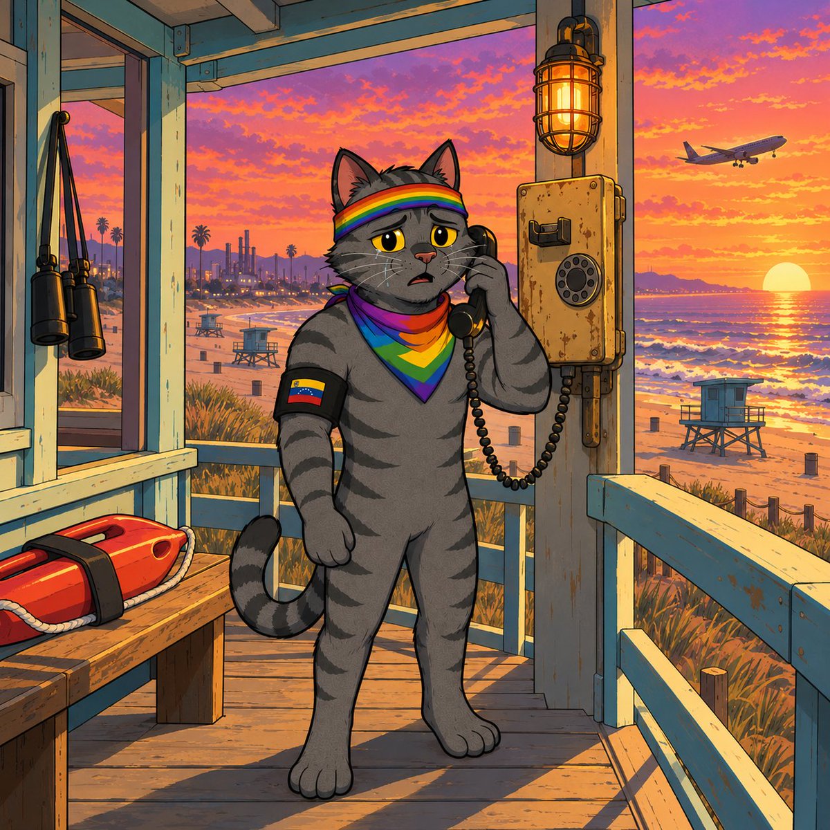 airamcita's tweet photo. 🌈 SACHA — “When public health needs emergency assistance, cariño, putting it on hold is not a treatment plan.”
#Sachacat #BeverlyHillsCatSquad #PublicHealth #HealthNews #Measles #WestNile #California #NewsSatire #CatNews #FunnyCats #CatComedy #AnimatedNews #CatComic https://t.co/9CzIt1aATY