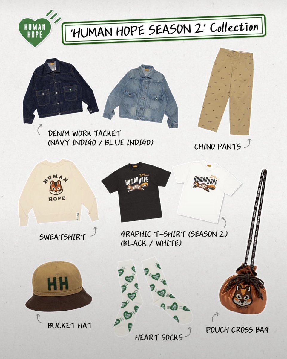 halekulani1306's tweet photo. 入店前にSNSを見てたら、普段からガチ #HUMANMADE ファンの方が

「BTSのファンの方には申し訳ないけど、 #HUMANHOPE はデザインとしてとても良いから俺は買う。ごめん！」

と投稿されてて、ホビのセンスの良さがアパレル好きの方にも伝わってて嬉しかった。 https://t.co/JVu5RtTj7R