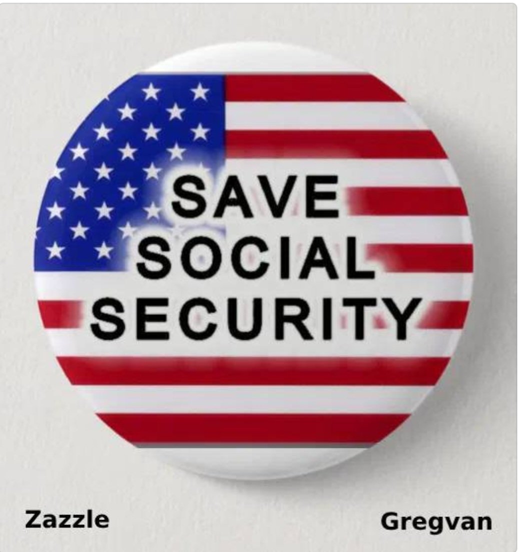 proMenace2's tweet photo. Save Social Security" - I paid into the Social Security fund my entire life and now Republicans are trying to steal it... Stop the Steal! https://t.co/l0v6rUecjB
