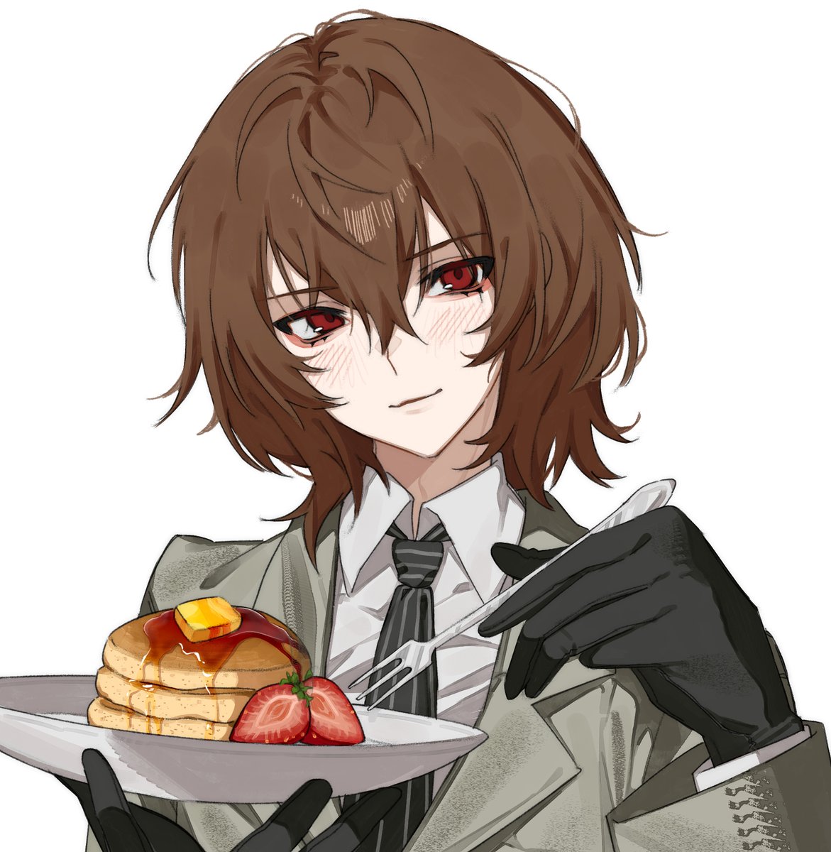 nenyaneko's tweet photo. happy pancake day! #persona5 https://t.co/oq8W7QywHg
