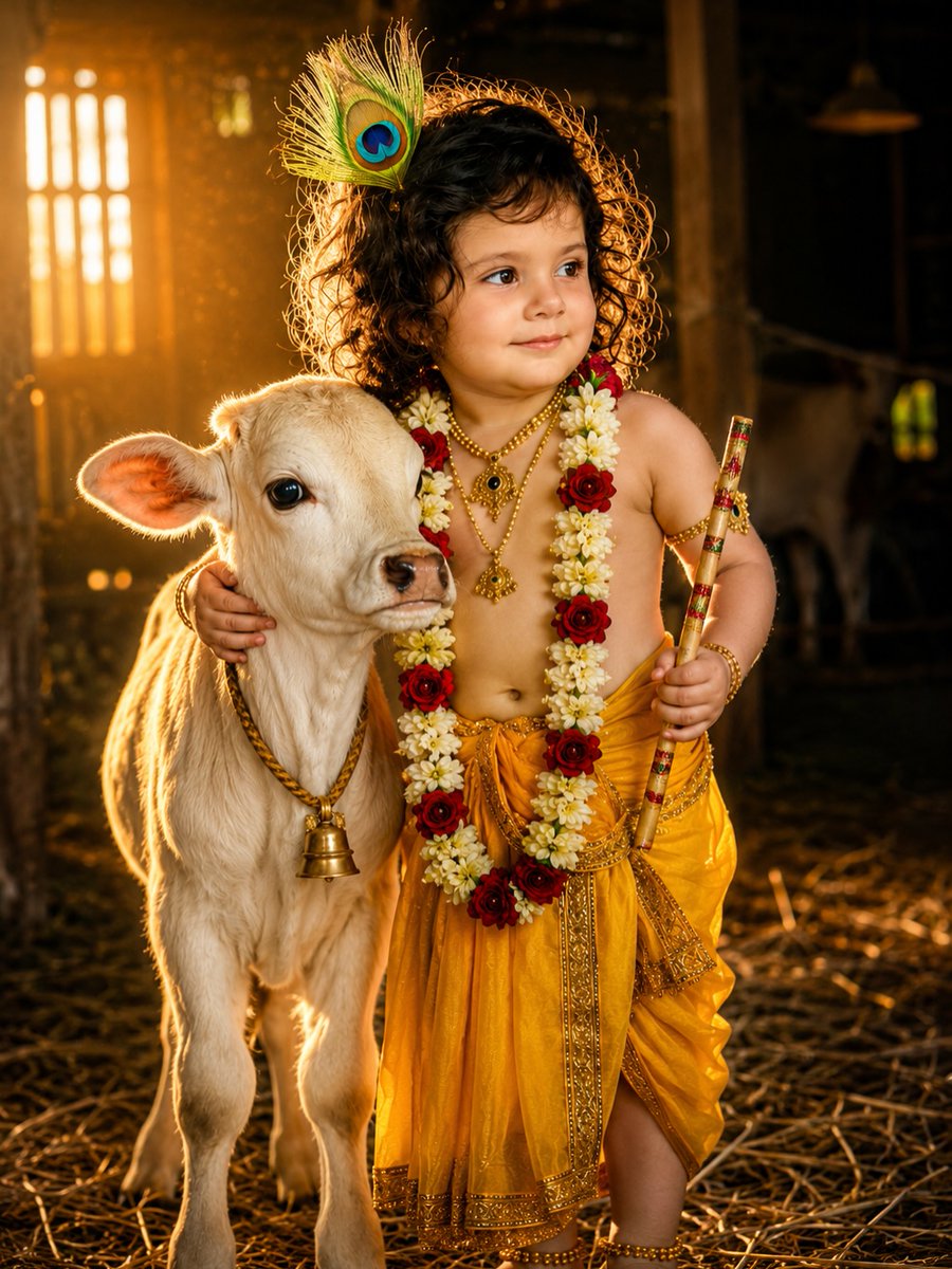 tre_high's tweet photo. छोटी सी सूरत, बड़ी सी मोहब्बत। कान्हा की प्यारी झलक और दिल को छू लेने वाली मुस्कान। https://t.co/sPQNKwsXpD