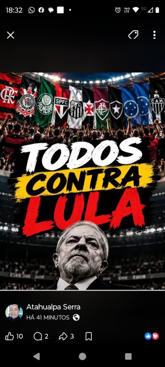 valdemarpaiva1's tweet photo. Vai se criando um clima terrível na reta final da campanha do Lula. https://t.co/za2O3rrP8R