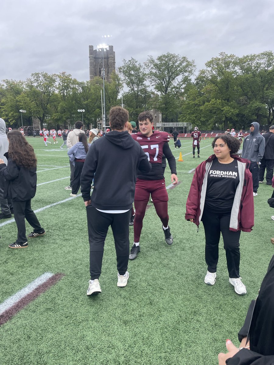 _moriarty64's tweet photo. A huge thank you to Coach Mason and the @FORDHAMFOOTBALL staff for an amazing game day visit today! Can’t wait to continue building the relationship!

@benchmason42 @CoachEggerling @Coach_Conlin @FUFBRecruiting 

@CoachTSomm65 @CroftonFB https://t.co/5BbFiYOfcI