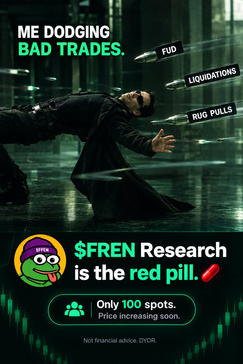 FRENSUNIVEad's tweet photo. Link in bio.
 Escape the matrix JOIN NOW!!! https://t.co/d2d2xo5W3f