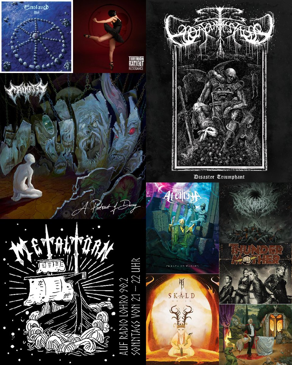 Metaltoern's tweet photo. Heute 21:00 Uhr legt Robert Brennstoff nach:
Aletheya, Crypta, Thundermother, Bonjour Tristesse, Anthrax, Crucivore, Enslaved, Turmion Kätilöt, Skáld.
UKW 90,2 MHz, DAB+ A10, Stream: https://t.co/JldANA9Khx
#metalmusic #blackmetal #deathmetal #powermetal #doommetal #heavymetal https://t.co/NjAEaCY6Xx