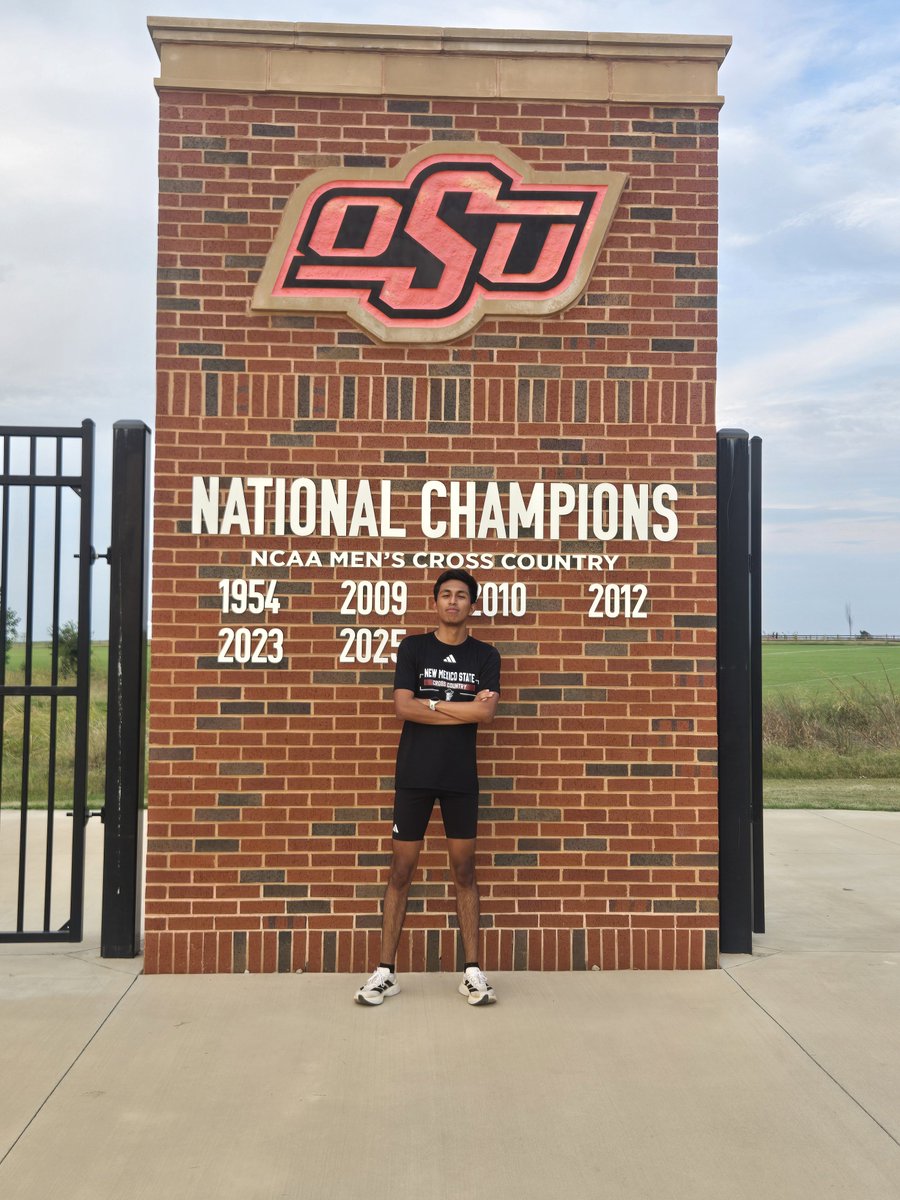 monicacastore28's tweet photo. Halfway through the XC season! NMSU ran at the OSU Cowboy Jamboree Invitational and after a slight lightning delay they began the hilly course with over 20 teams and 200 competitors.  Time to recover, refocus, and get prepare for College Station in 3 weeks! https://t.co/AXZUISQ2TI