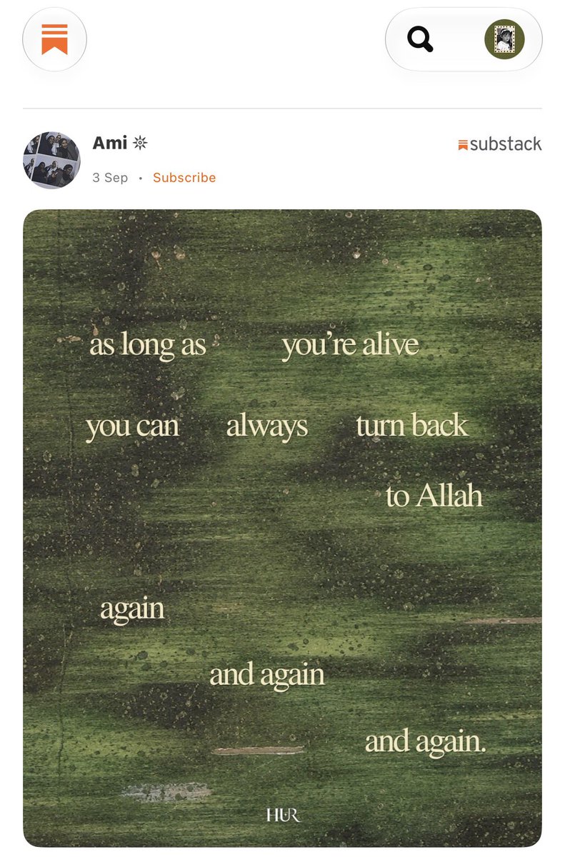 nindyaadp's tweet photo. selepas subuhan tadi aku cuma duduk di sajadah, terus sujud sambil terisak tanpa ngomong apa pun. pas buka HP, ga sengaja “kepencet” notif substack, lalu langsung muncul quotes ini. jujur rasanya kaya dipuk-puk setelah lama banget ga ngerasain hal kaya gini. https://t.co/rbxqjZhgZ9