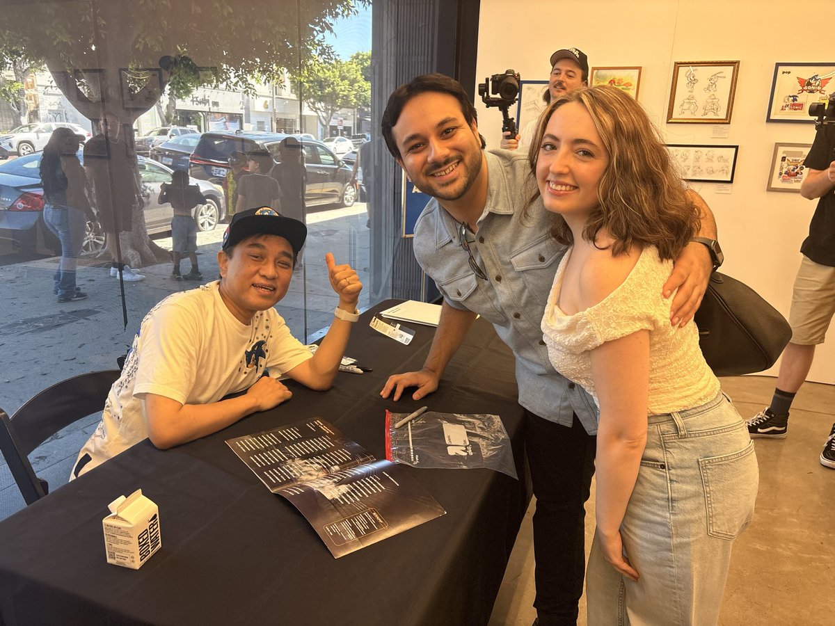 SamsProStation's tweet photo. MET THE GOAT @KazuyukiHoshino https://t.co/2QKPPMg4Bv