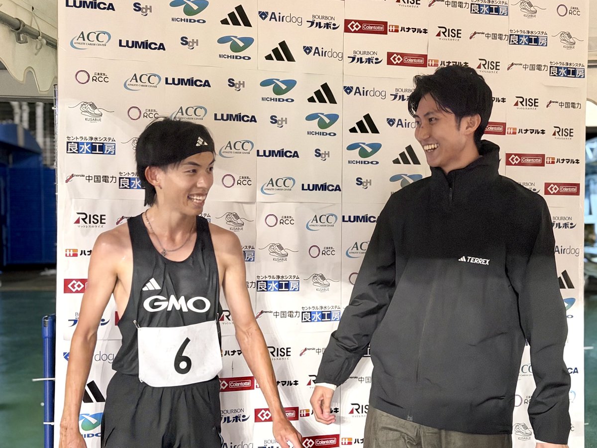 theanstf's tweet photo. 📸TRACKSIDE｜絆記録挑戦会

社会人初レースとなった黒田朝日

その隣にいるのは…👀 https://t.co/5TTlvoZ4vg