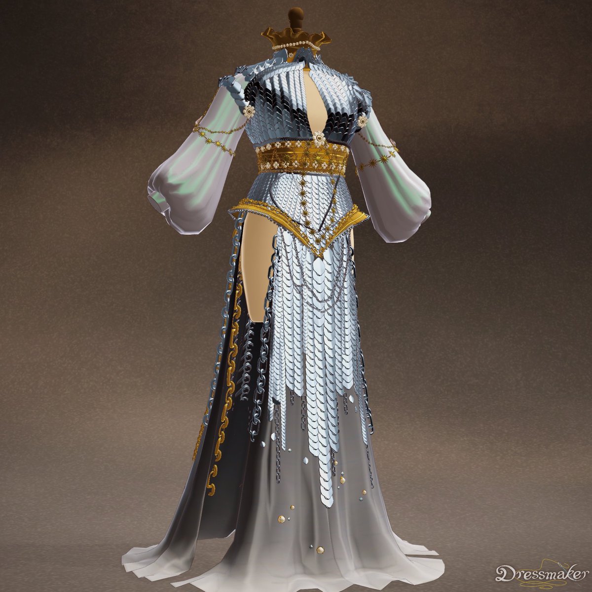 amjjey_'s tweet photo. I made a dress armour in Dressmaker🥰 https://t.co/TiwKXR1KYI