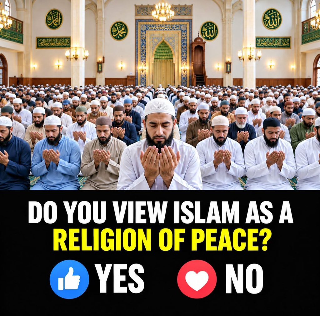 AussieOneVoices's tweet photo. Islam is a religion followed by people across the globe, with teachings that encompass faith, compassion, justice, and peace. What does peace mean to you, and how do you understand its place within Islam? Join the discussion and keep the conversation respectful and considerate https://t.co/pNTGJYVqNM