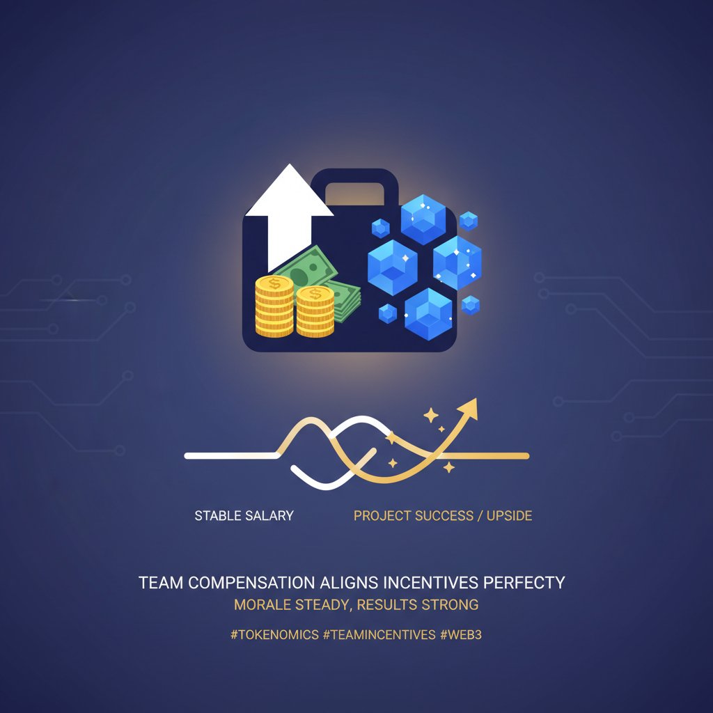 SpiritSentinels's tweet photo. Team compensation mixing cash + tokens aligns incentives perfectly πΌπ« Stable salary + upside tied to project success keeps morale steady and results strong. #Tokenomics #TeamIncentives #Web3 https://t.co/qJhDCZ5NPU