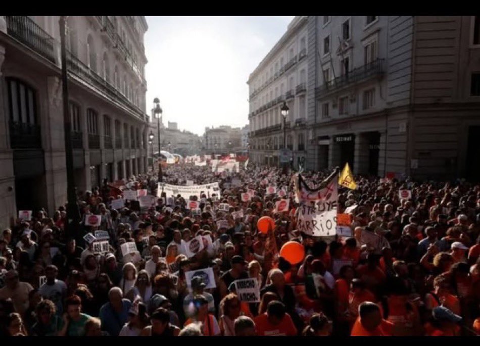 instablog9ja's tweet photo. Thousands march in Madrid to protest eviction of 87-year-old woman from her lifelong home, demand stronger tenant protection https://t.co/yWobAMxXKJ