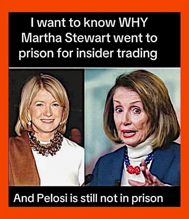 realGigiJ's tweet photo. NOBODY IS ABOVE THE LAW @SpeakerPelosi CORRECT? https://t.co/F6TRrjf0hj
