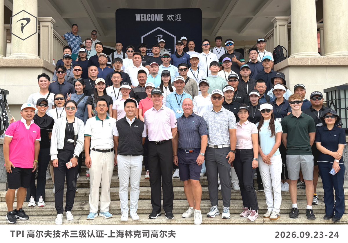 MyTPI's tweet photo. Nearly 200 attendees joined us in Shanghai for TPI Level 1 and Golf Level 3.

The Body-Swing Connection continues to bring professionals together around the world. We’re grateful to everyone who joined us to share ideas and take new insights back to the golfers they work with. https://t.co/gaTpwtxShh