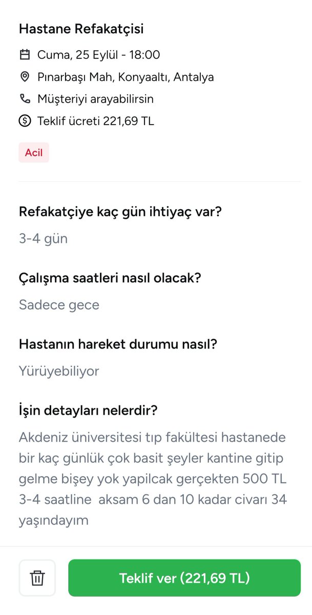 Jeaqueliness's tweet photo. Arkadaşlar şu ilana bakın ciğerim yandı kül oldu sadece akşamları 3,4 saatliğine birini istiyor kantine göndermek için kimsesi yok demek ki:( 500 tl veriyor o kadar parası varmış 😪 https://t.co/mePet2JyO9