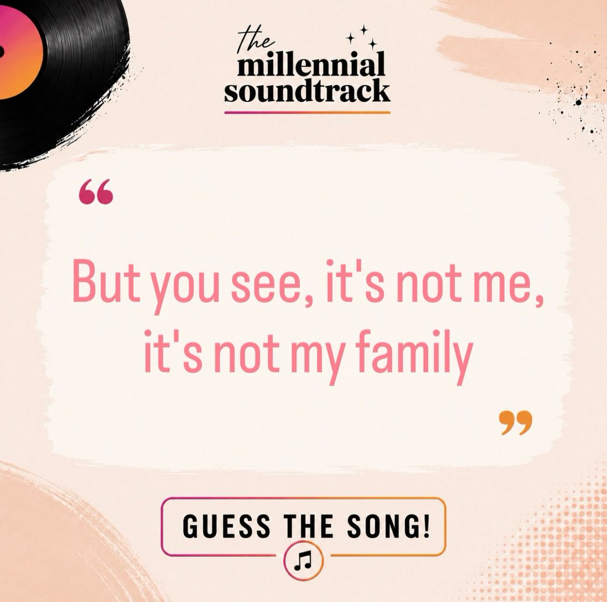 MableWaynick's tweet photo. The lyrics are your only clue—can you guess the song? https://t.co/rPnLxC6rPj