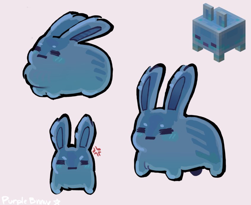 p0rple_bnnuy_'s tweet photo. I love those silly bnnuys omg😭😭 #minecraft https://t.co/0RRNQkRb5h