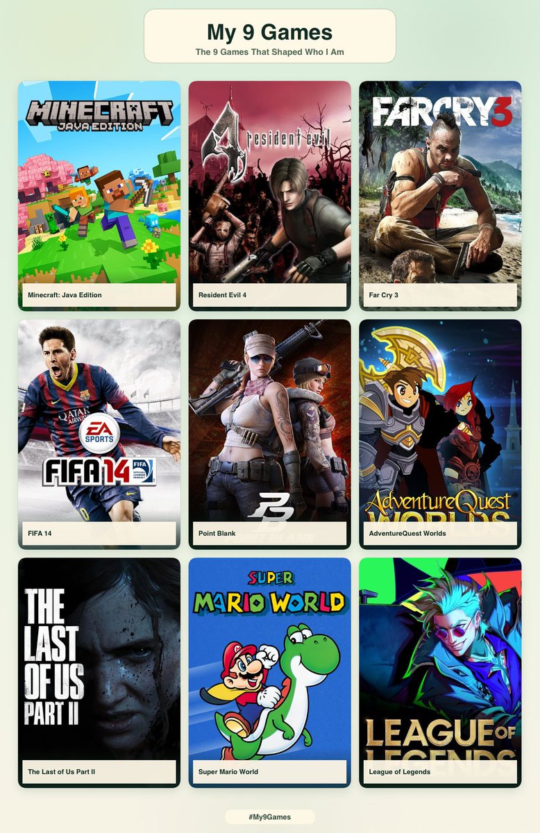 buirr0's tweet photo. eu // 9 jogos que me moldaram https://t.co/yBxr93v0Yu