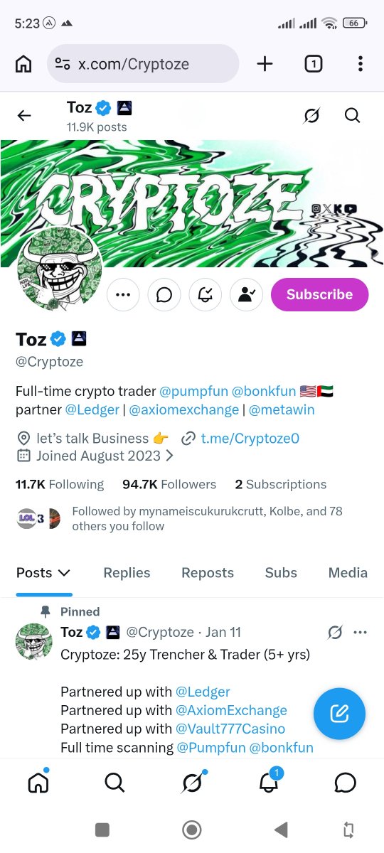 vittalikcoin's tweet photo. @Cryptoze @kivoxbt Notis on 🔔 
@0xlekun 
@Apsteveweb3 
@psychononumber 
@nomso_black 
@akiolovee 
@yudisoll
@punhchain 

HnXYShNCDTimPXw6un72m4umeTLNQ9FiGX6EHKpdfQPV https://t.co/XSWskOG3YE