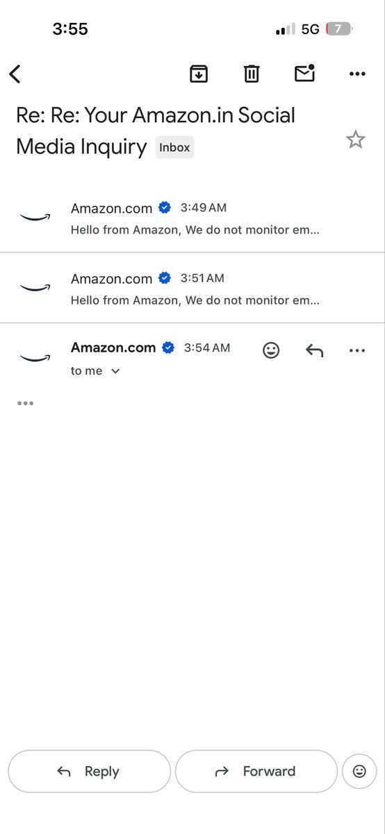 trainwithdhiman's tweet photo. @AmazonHelp See this !! https://t.co/pRnuyPGANA