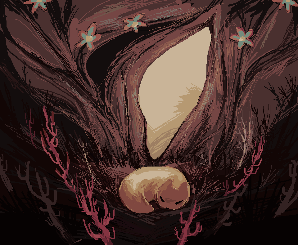 SB_F03's tweet photo. a well rest #rainworld https://t.co/msRj1KVC8H