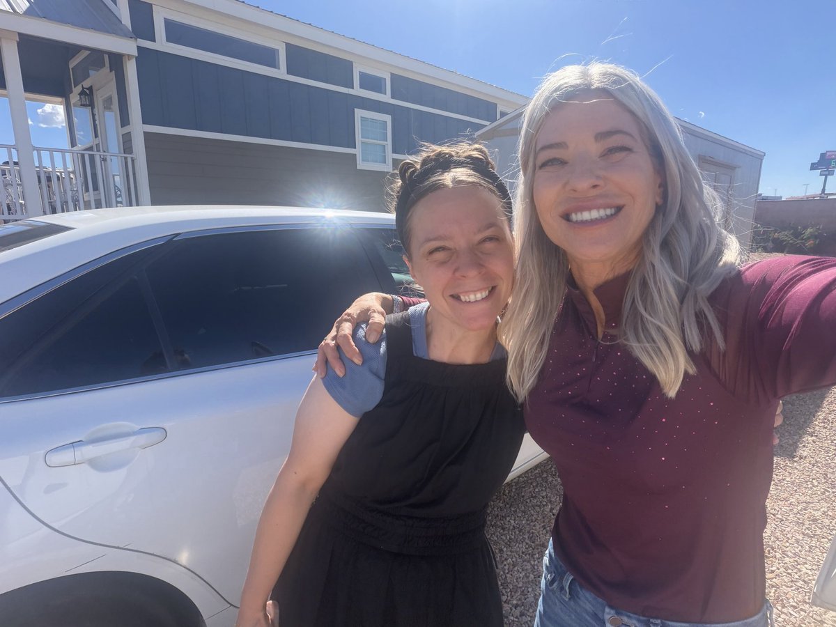 JennyPriceMAGA's tweet photo. Went out with @HopeBuckles77 yesterday, and she absolutely crushed it! She’s sweet, confident, and doing an incredible job connecting with voters. We also came across some great patriotic sights along the way 🇺🇸 @CherylCaswellAZ https://t.co/OxtwhVyOb1