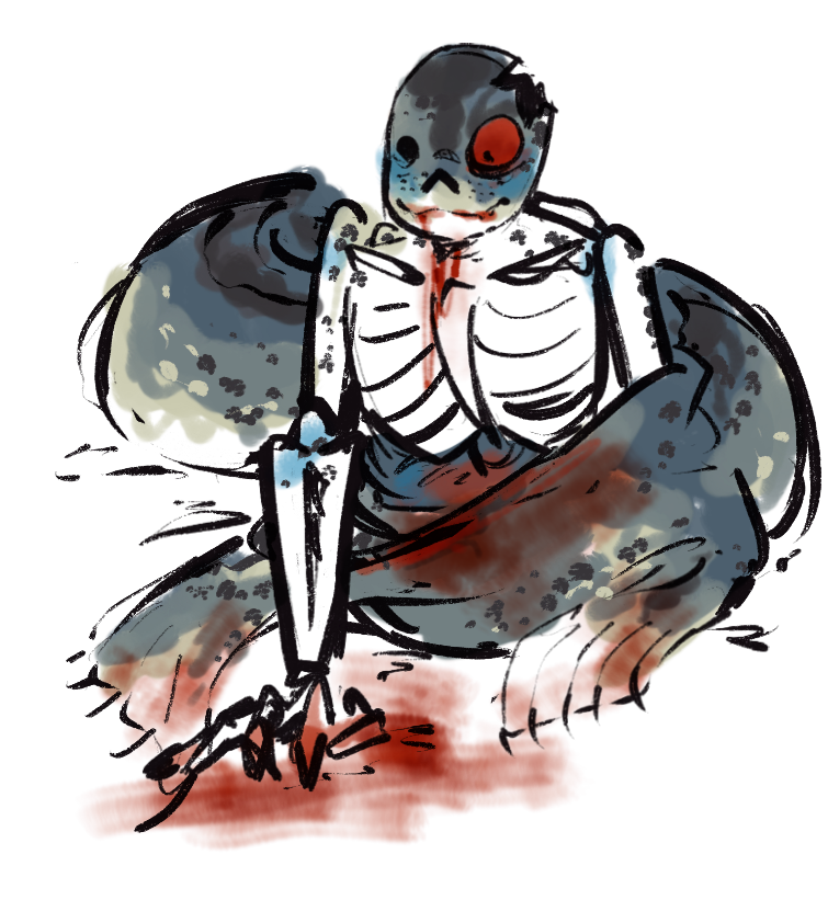 cryingwaffels's tweet photo. leopard seal horror doodle from last night 🦭 https://t.co/fufBCZZuDh