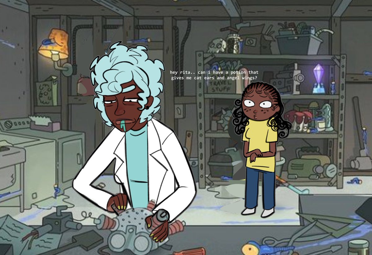 rouxpomme's tweet photo. no mindy #rickandmorty https://t.co/8KKiasEHAt