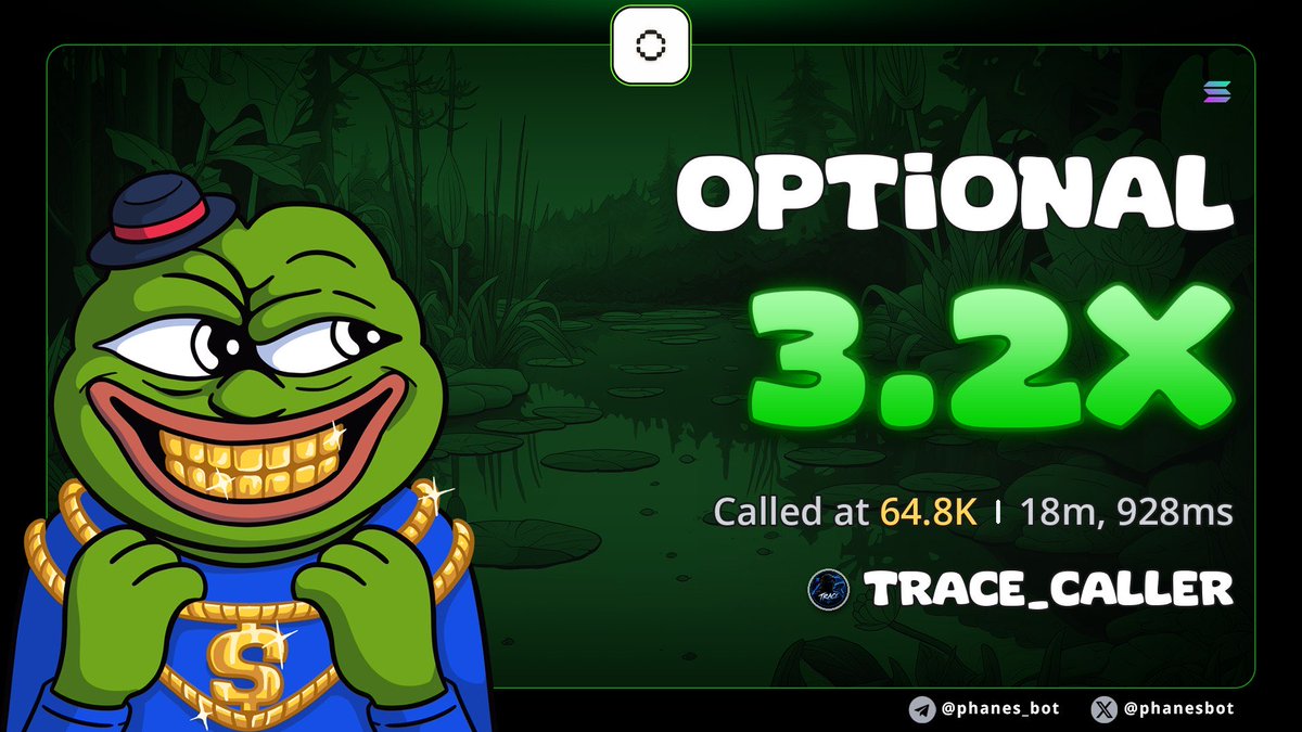 Trace_caller's tweet photo. $OPTIONAL 
3.2x 

6uEHgFosCJBLdfP4xF2PKMRKu7DFoM2tqJRsx2UBpump https://t.co/ZFm0LfSpoZ