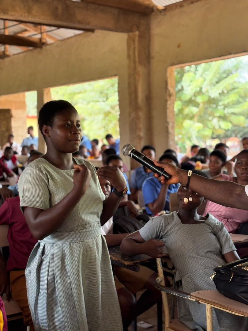 YAMghana's tweet photo. In the spirit of #FPWeek, our YAM volunteers and PPAG service providers were at Sunyani Social Welfare Vocational Center yesterday, educating students on family planning. Informed young people make informed choices!!

#WorldContraceptionDay2026 #WCD2026 #shr #You4All https://t.co/yQaF6Rt9dT