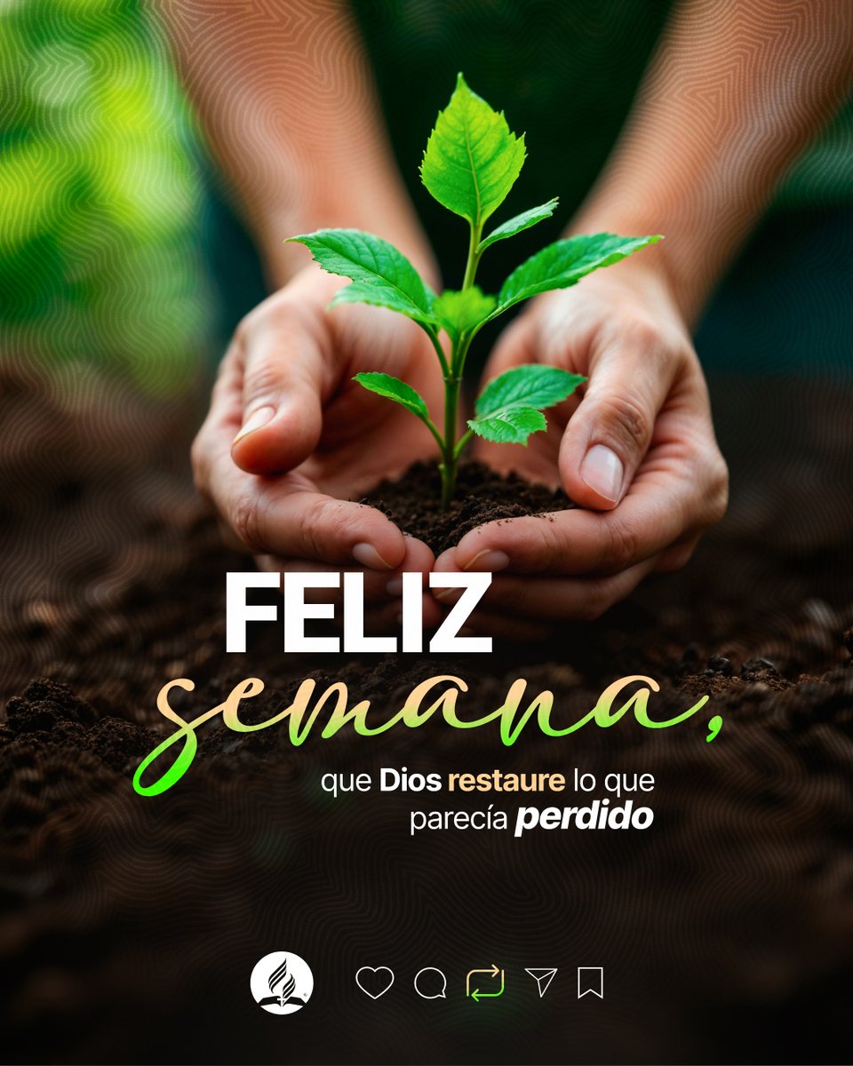 AdventistasEsp's tweet photo. Lo que para nosotros parece irrecuperable, para Dios es una oportunidad de mostrar su poder. Él restaura, renueva y transforma. Dale esa área de tu vida que sientes rota. 🙏

Envía esto a alguien que necesita escuchar que todavía hay esperanza. https://t.co/yZE6HZ1f8K