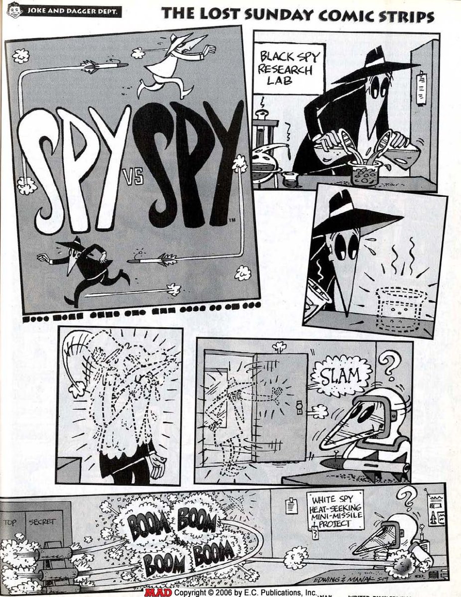 SpyVsSpy4FN's tweet photo. manak/edwing
#SPYvsSPY #fortnite #SPYvsSPYvsFortnite #DCcomics #MADmagazine https://t.co/t4JqCtB7ih