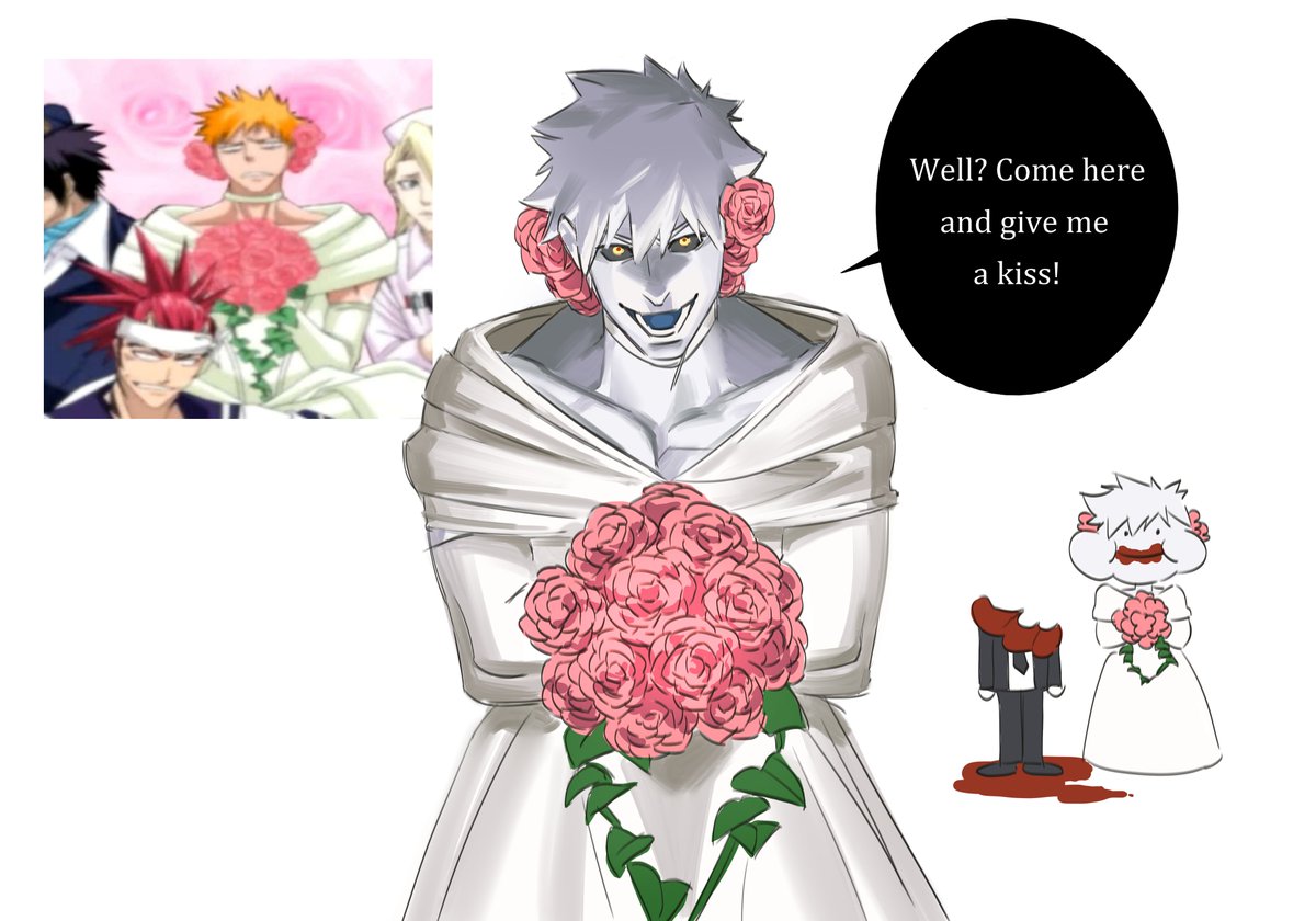 DARKINBOW's tweet photo. here comes the bride #BLEACH https://t.co/Jy5ssOiV7L