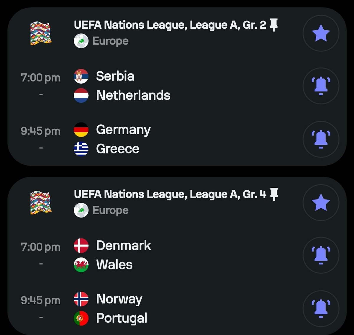 Ahmadgoatit's tweet photo. Ok mid games between 1 interesting one , I'm watching the Nor-Por game , what about you? https://t.co/qiy6YzYHiC