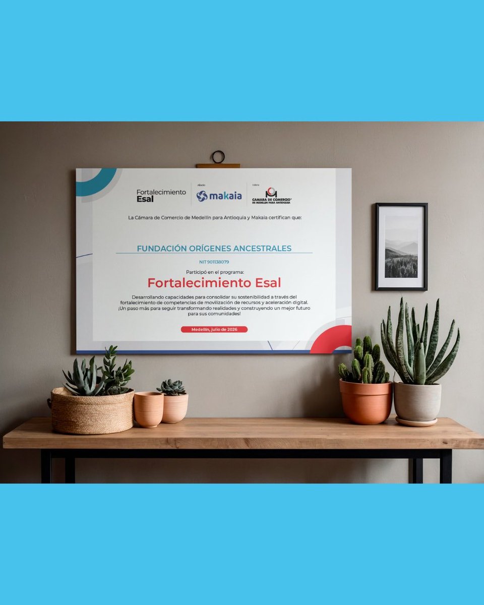 FORANFUNDACION's tweet photo. Este año ha sido de crecimiento y mejora continua para nosotros, de la mano de los mejores, gracias #makaia #camaradecomerciomedellin #foran https://t.co/pk6S4iM9k2