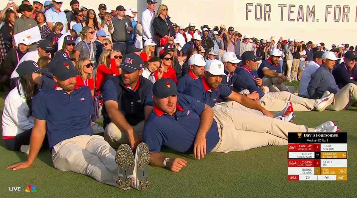 KylePorterNS's tweet photo. *Exactly* how I expected Gotterup would post up and watch the golf. https://t.co/ukLELa0aDO
