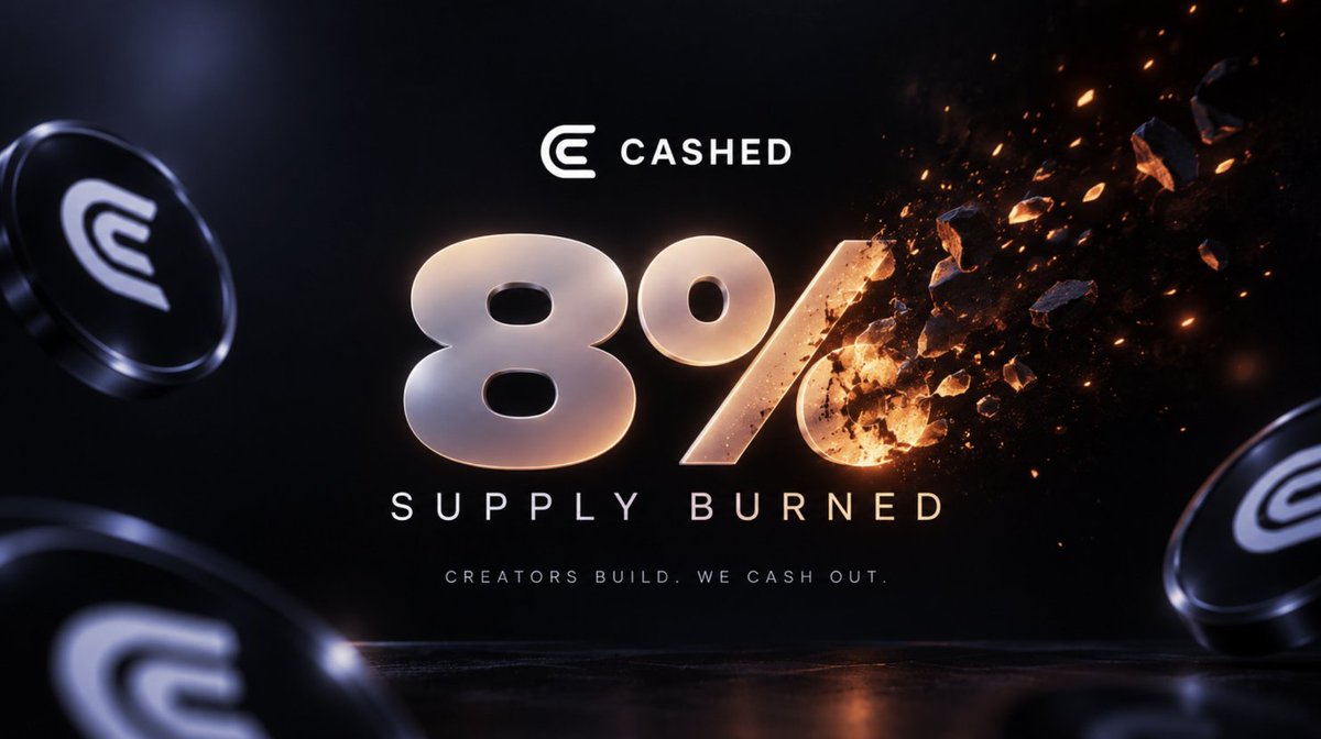 GetCashedMoney's tweet photo. ~8% $CASHED BURNED

We just started. https://t.co/HfbalFM7ee