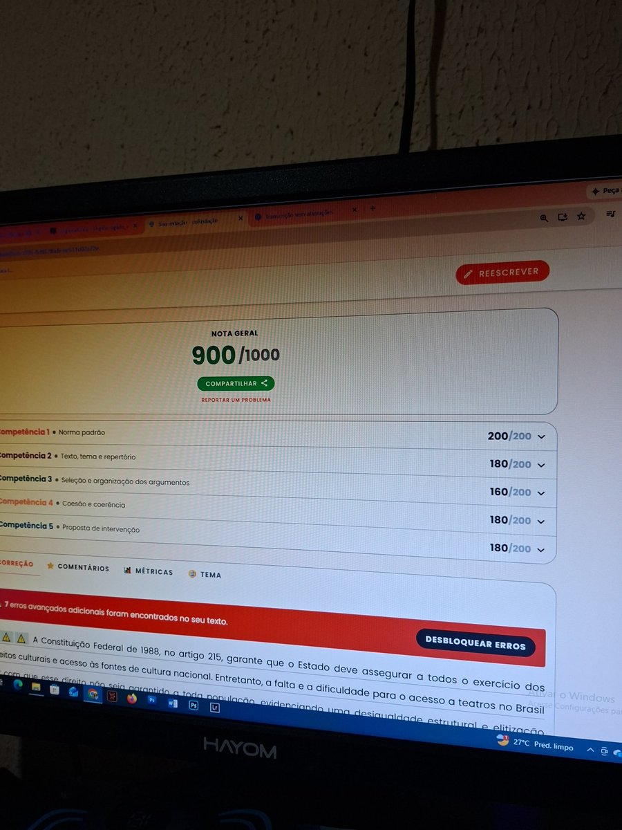 _panchik0's tweet photo. Achei a nota super generosa, sinto q essa redaçao nao merece isso https://t.co/nCTkFF1JkD