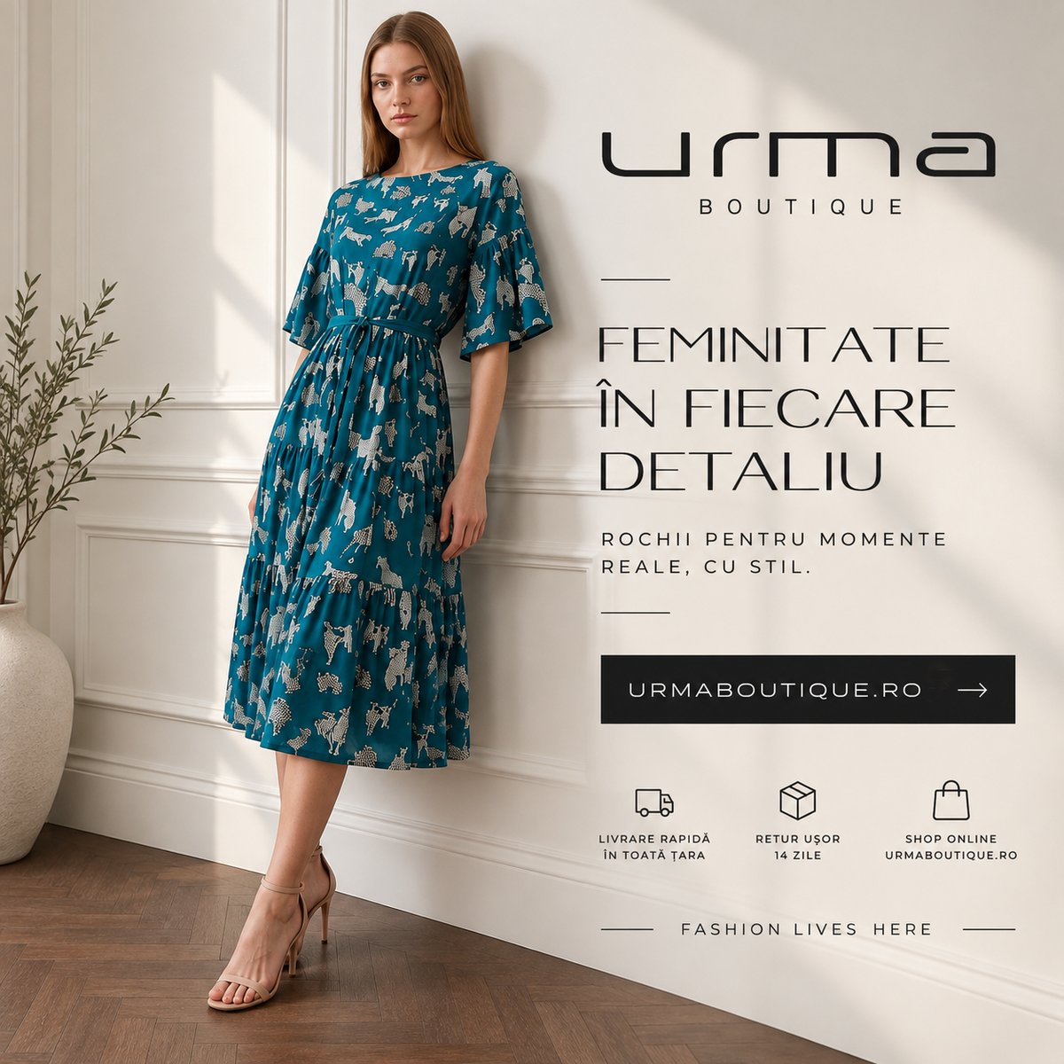 StarRobleslspe's tweet photo. Femininity in every detail. A dress that draws attention with its vibrant color, delicate print, and feminine cut. The waist tie accentuates the silhouette, while the relaxed sleeves add an elegant, effortless touch. Perfect for days when you want https://t.co/EBc9aCnhHe