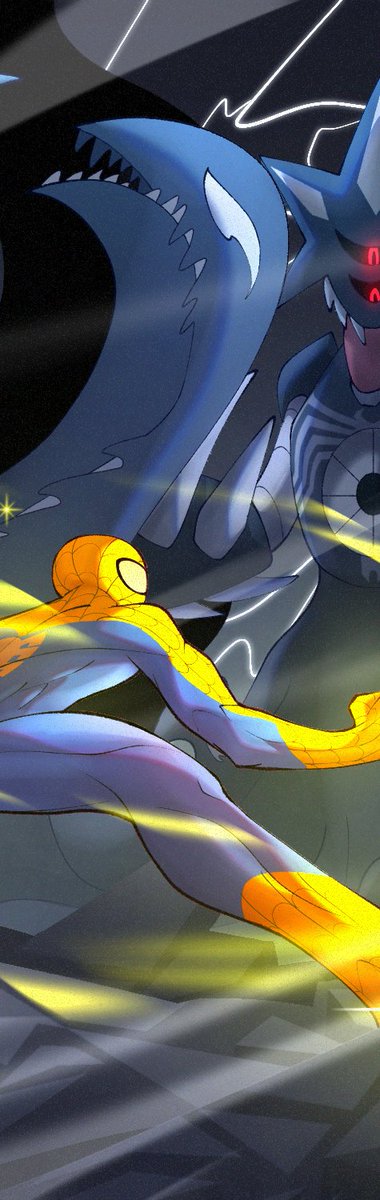 1ne_chrome's tweet photo. The embodiments of freedom and responsibility. 

(Repost)
#SonicTheHedgehog #SpiderMan  #Crossover https://t.co/qOBEPNpufC