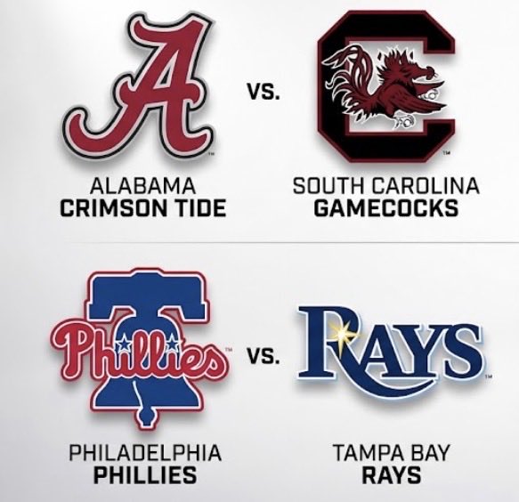 Lockedin_Sportz's tweet photo. the next 2 bets are starting in 30 mins 
must join / subscribe to the VIP 🔐 

NCAAF Alabama / South Carolina
MLB Tampa Bay Rays / Phillies

2 absolute blowout winners 

#GamblingX https://t.co/TEIewUV4Xv