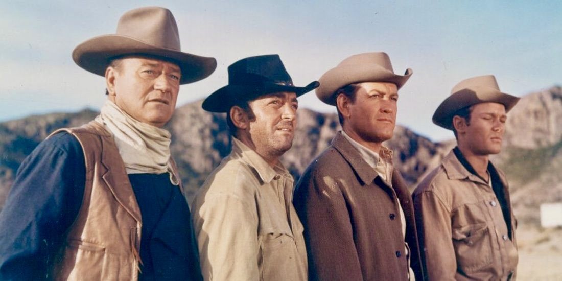 LvClassicFilms's tweet photo. Joan Didion: “This is an old-fashioned action Western. Very old-fashioned...In fact, I have a good time at movies like Katie Elder. I like the country and I
like John Wayne and I like Dean Martin and I like gunfights. If you don't, don't bother." And I like this movie. https://t.co/zKghbWRnqS
