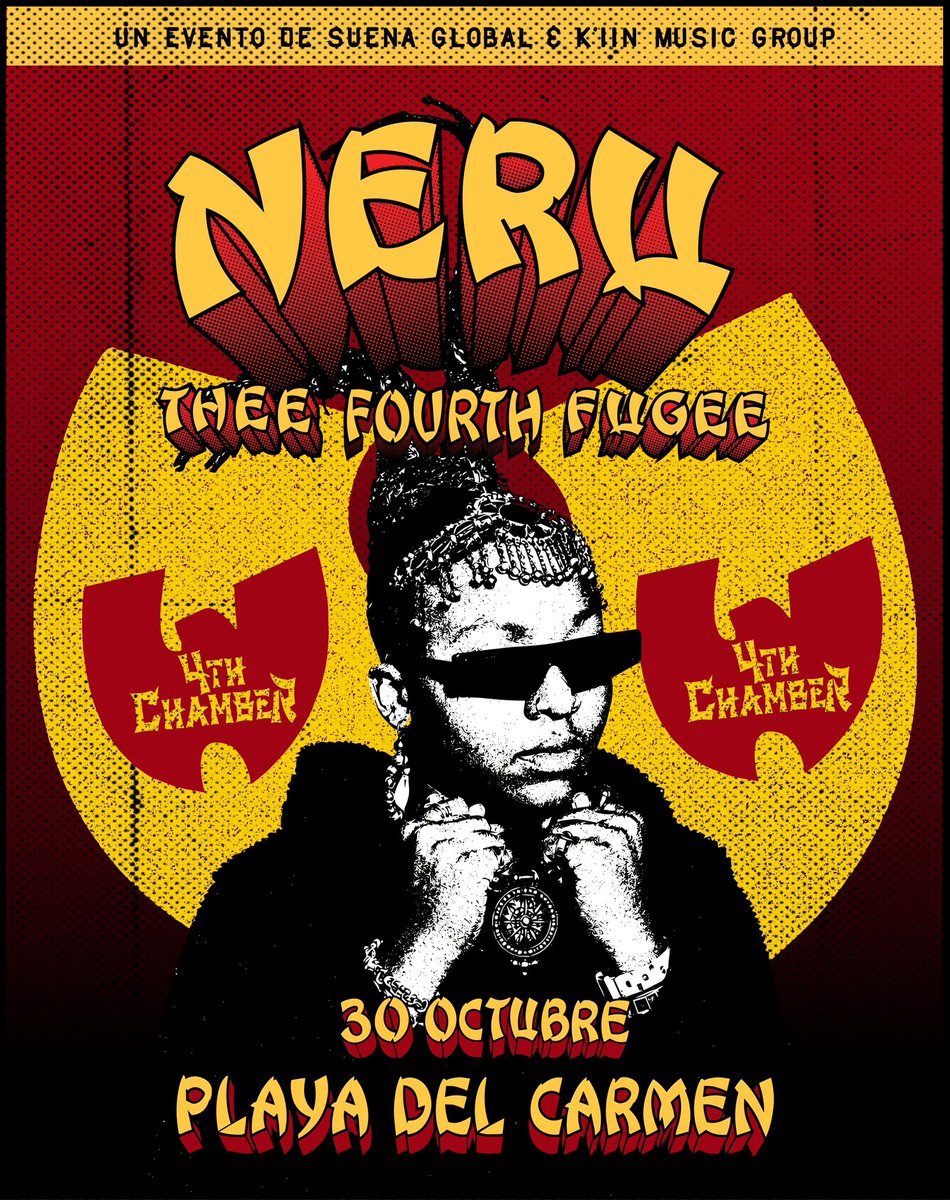 Neruthee4th's tweet photo. Playa del Carmen, Mexico π²π½ππ
Neru Thee Fourth Fugee live at @C0NTRA_official
Friday, October 30th.
The bees are coming. Pull up! π₯
Tickets available now.
#CDMX #Tulum #Killahbees #4thChamber #Nerulers https://t.co/Da0SyCfHDQ