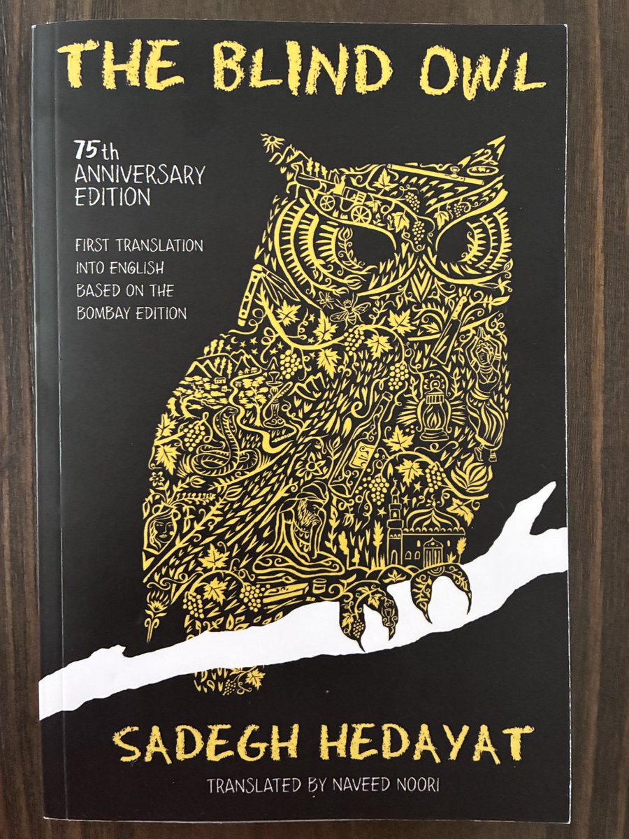 ragandboneshop's tweet photo. classic of 20C persian lit; unreliable narrator par excellence, with a wonderful sense of mise-en-abîme, a kind of möbius-strip of a narrative in which hallucinatory, opium-mediated events, characters, phrases recur and recur. a great discovery. https://t.co/q5NZdf6FLy
