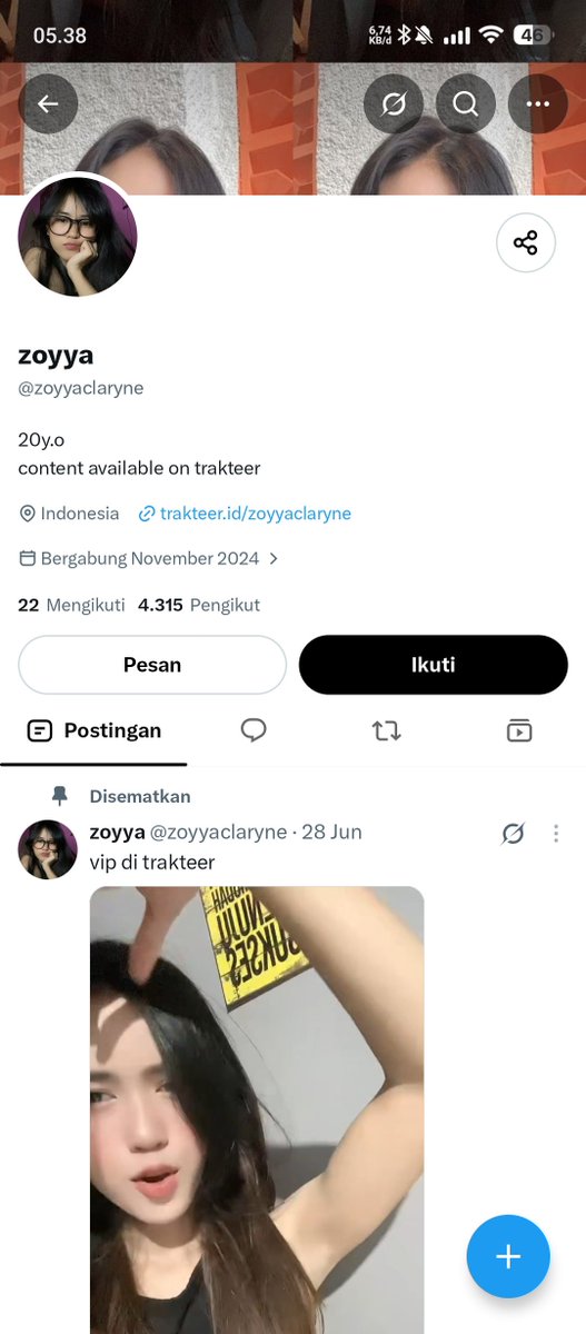y4yapler's tweet photo. NIH AKUN YANG NGAKU NGAKU JD GUE HOKCUH ANJING https://t.co/jW9xcUaNh4